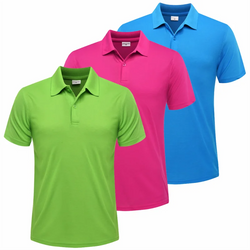 3 PACK Lapel Short-sleeved Air-breathable POLO Shirt Summer Unisex Solid Color Design Embroidery Quick Dry Top Print LOGO