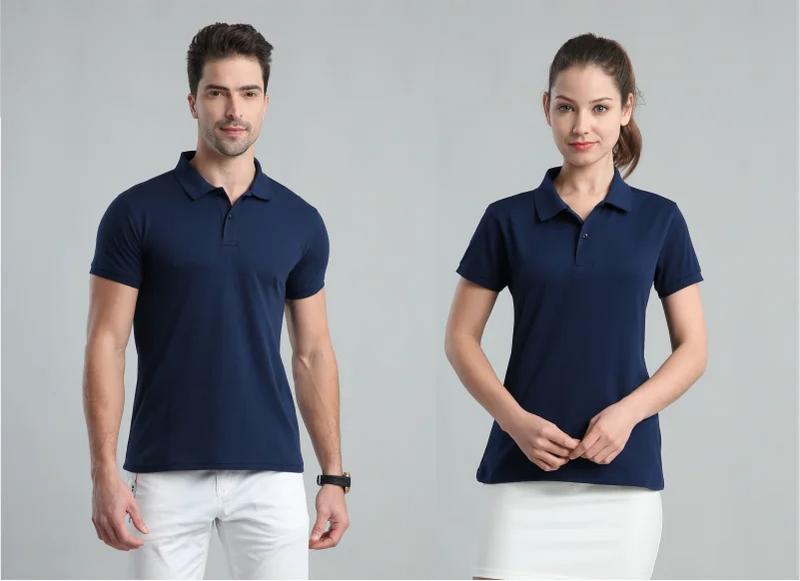 3 PACK Lapel Short-sleeved Air-breathable POLO Shirt Summer Unisex Solid Color Design Embroidery Quick Dry Top Print LOGO