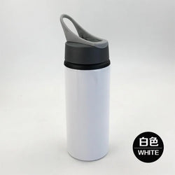 600 ml Thermal Sublimation For Custom Logo Blank Sport Straight Drink/Straw Bottle Cycling Hiking Drinking Water Appliance