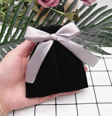 kwaii jewelry packaging bags reusable handmade gift pouches velvet bag velvet drawstring pouches gift bags multi sizes tableware