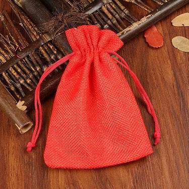 10pcs Linen Jute Jewelry Bag 13X18 Multi color Party Candy Bag Wedding Birthday Favor Gift Packaging Bags Jewellery Stand Custom