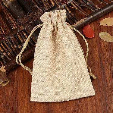 10pcs Linen Jute Jewelry Bag 13X18 Multi color Party Candy Bag Wedding Birthday Favor Gift Packaging Bags Jewellery Stand Custom