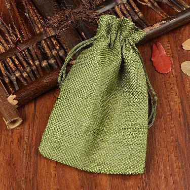 10pcs Linen Jute Jewelry Bag 13X18 Multi color Party Candy Bag Wedding Birthday Favor Gift Packaging Bags Jewellery Stand Custom