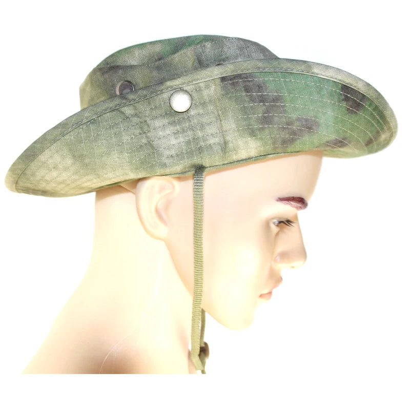 Unisex Hunting Bucket Hats Camouflage Bob Camo Bonnie Hat Outdoor Traveling Mountain Climbing Hiking Fishing Hat