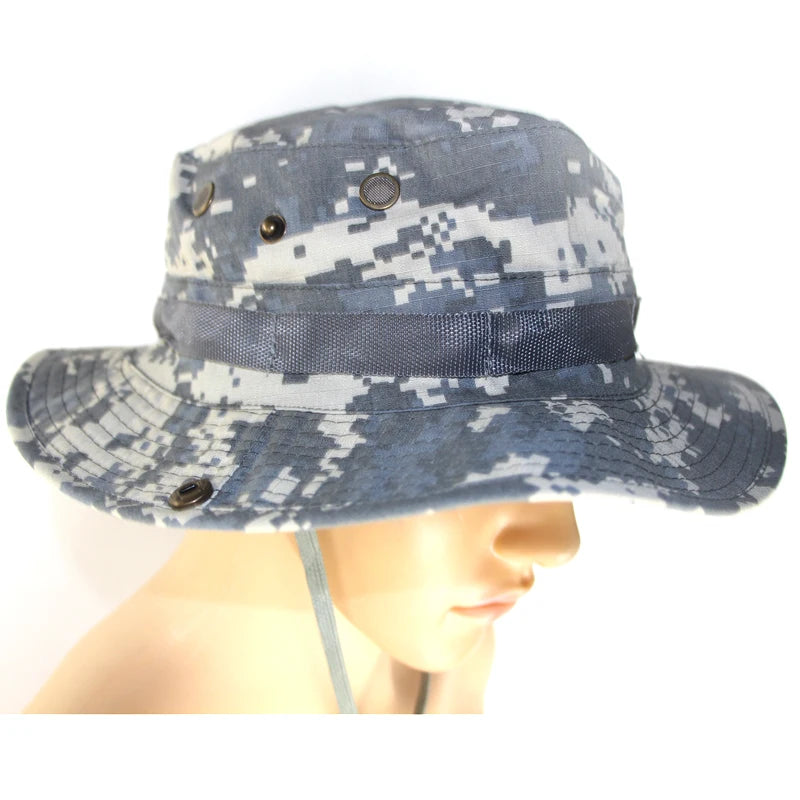 Unisex Hunting Bucket Hats Camouflage Bob Camo Bonnie Hat Outdoor Traveling Mountain Climbing Hiking Fishing Hat