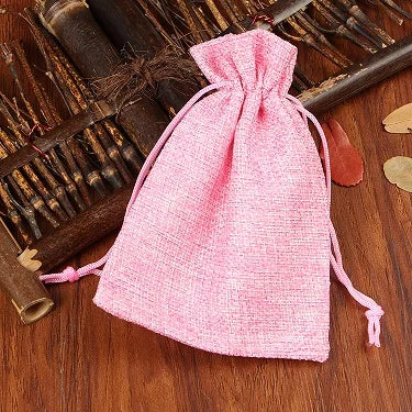 10pcs Linen Jute Jewelry Bag 13X18 Multi color Party Candy Bag Wedding Birthday Favor Gift Packaging Bags Jewellery Stand Custom