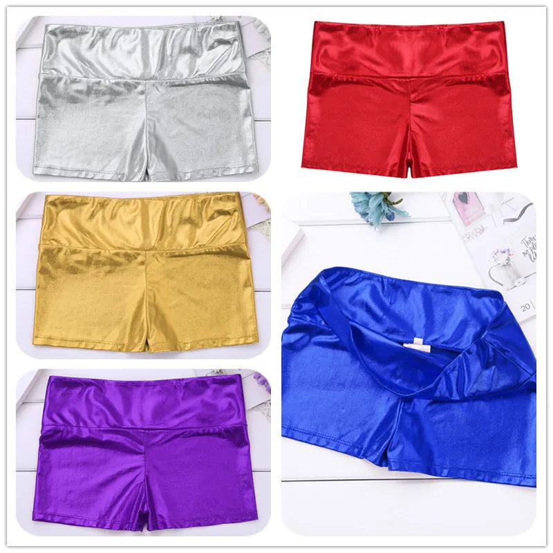 Kids Girls Jazz Dance Shorts Pants Hip Hop Dance Costume Shorts Bottoms Activewear Sports Gymnastic Workout Street Dance Wear