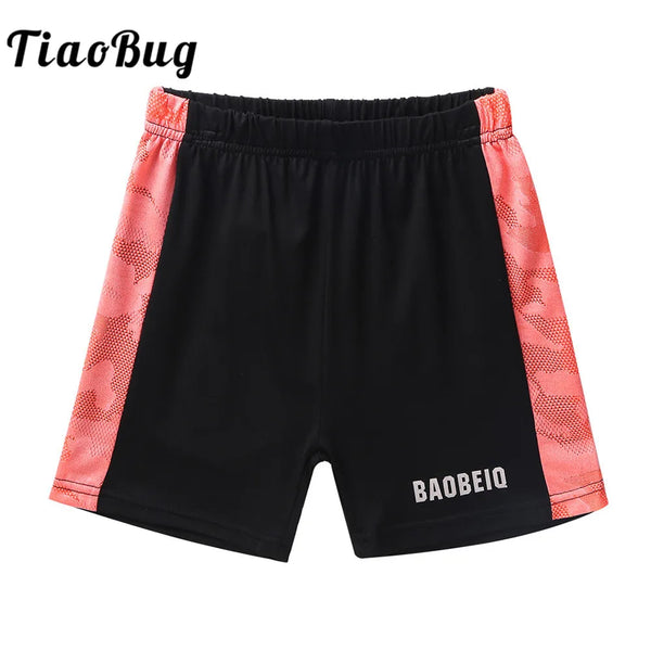 TiaoBug Kids Boys Stretchy Quick Dry Moisture Wicking Loose Activewear Sports Shorts Children Running Fitness Workout Bottoms