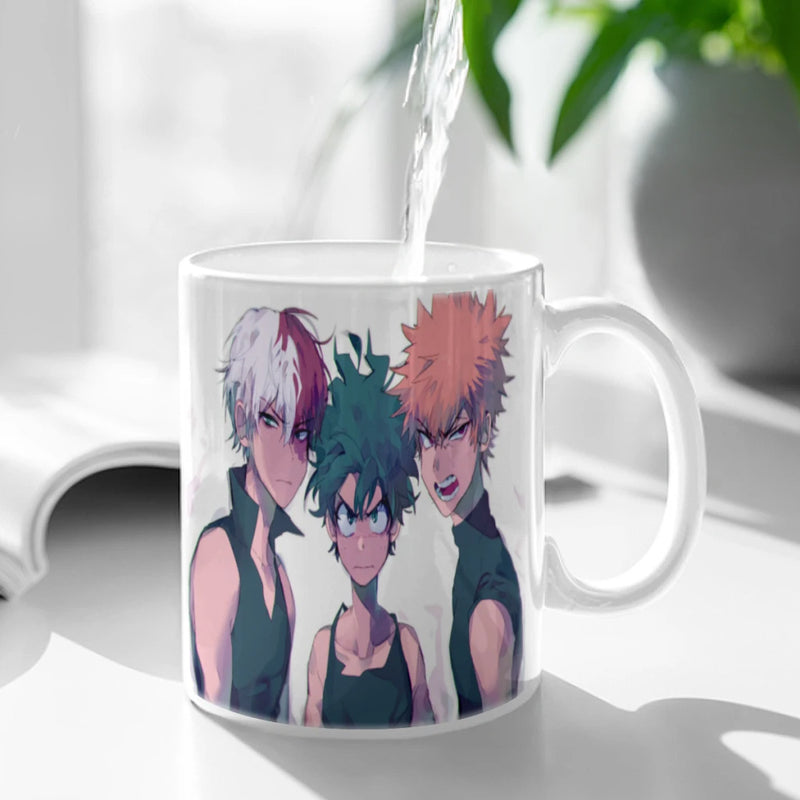 My Hero Academia Ceramic Mug Cute Coffee Tea Milk Stave Mugs And Cups with Handle Novelty Gifts