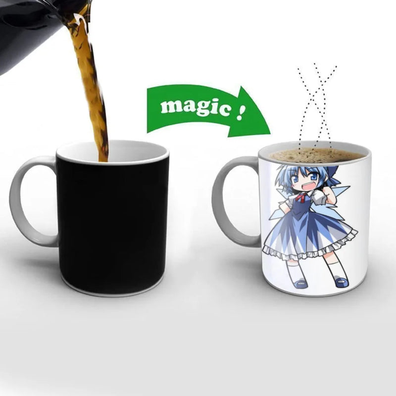 Touhou Project Flandre Scarlet Coffee Mugs Cup Color Changed Mug Heat Sensitive Tea Cup Coffee Mug Gift Mug Drop Shipping