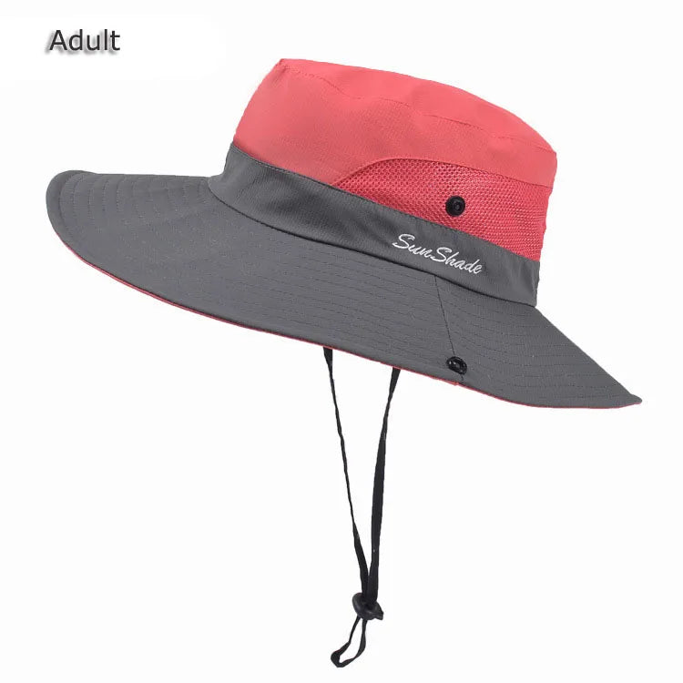 Unisex Fishing Hat Men Sun UV Protection Outdoor Fishing Cap Women Large Wide Brim Breathable Sunshade Casual Fishing Hats