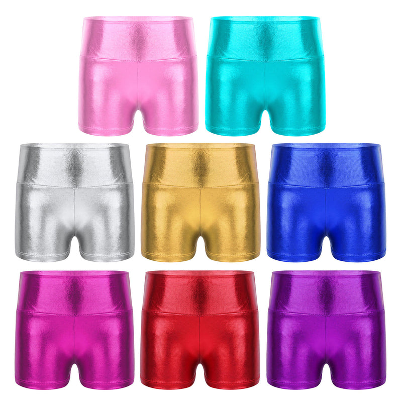 Kids Girls Jazz Dance Shorts Pants Hip Hop Dance Costume Shorts Bottoms Activewear Sports Gymnastic Workout Street Dance Wear