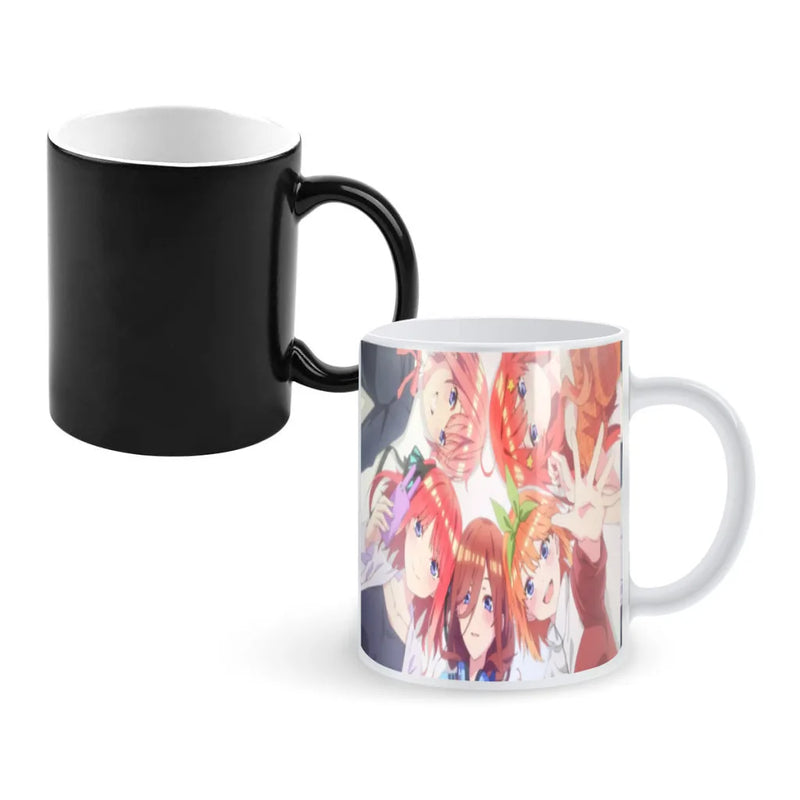 The Quintessential Quintuplets Anime Changing Color Mug Friends Birthday Gift