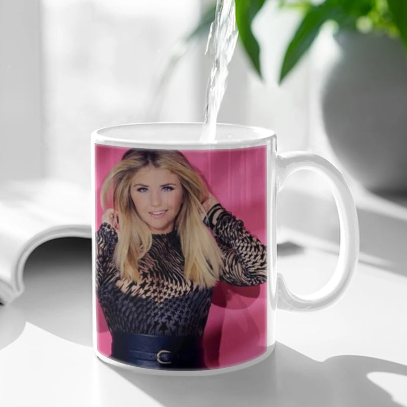 Helene Fischer German Russian Pop Singer Coffee Mug 11oz Fun Ceramic Coffee Tea Cocoa Cup Handle Tea Drink Cup