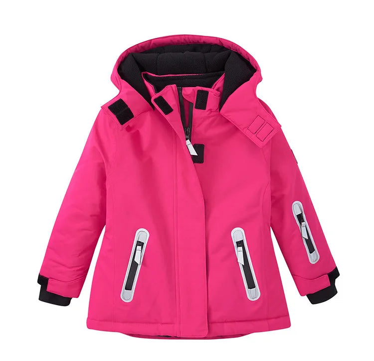 Ski Jacket for girls Outerwear Winter Warm Snowboard Coat Children‘s Sports Boys Snow Wear Waterproof Windproof 4-16Y