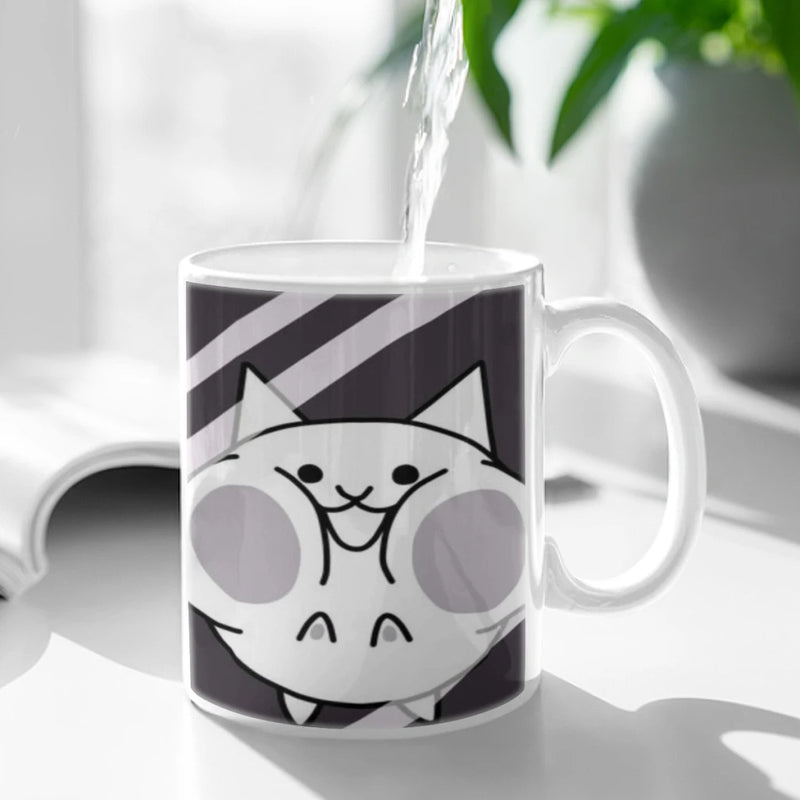 New The Battle Cats Ceramic Mug Cute Coffee Tea Milk Stave Mugs And Cups with Handle Novelty Gifts