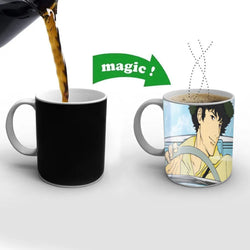 Hot Anime Cowboy Bebop Mugs Cup Changing Color Magic Mugs Heat Sensitive Tea Cup Coffee Mug Gift Mug Drop Shipping