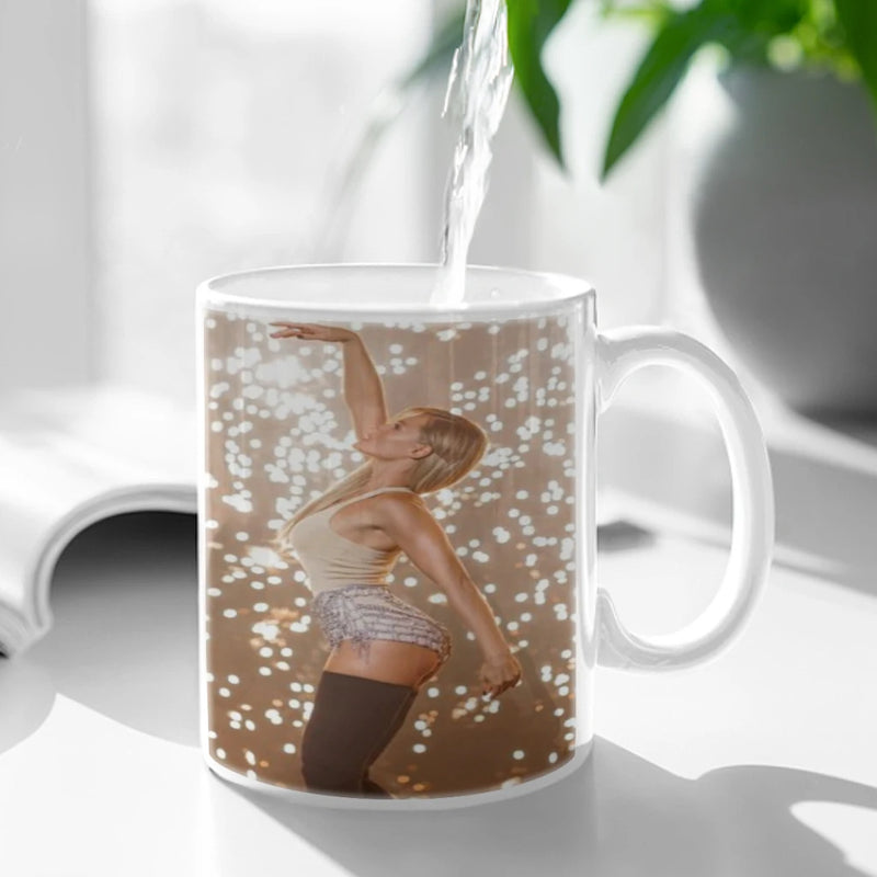 Helene Fischer German Russian Pop Singer Coffee Mug 11oz Fun Ceramic Coffee Tea Cocoa Cup Handle Tea Drink Cup