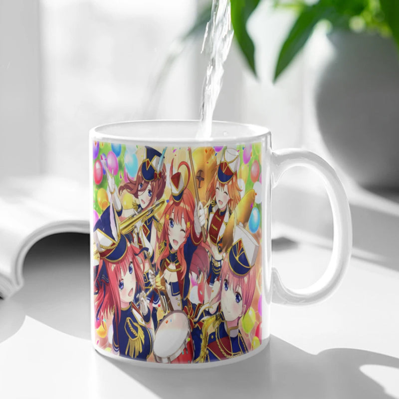 The Quintessential Quintuplets Coffee Mug Custom Tea Cup Black Milk Beer Mugs Lovers Friends Gifts