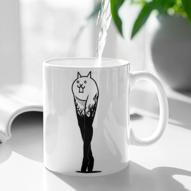 New The Battle Cats Ceramic Mug Cute Coffee Tea Milk Stave Mugs And Cups with Handle Novelty Gifts