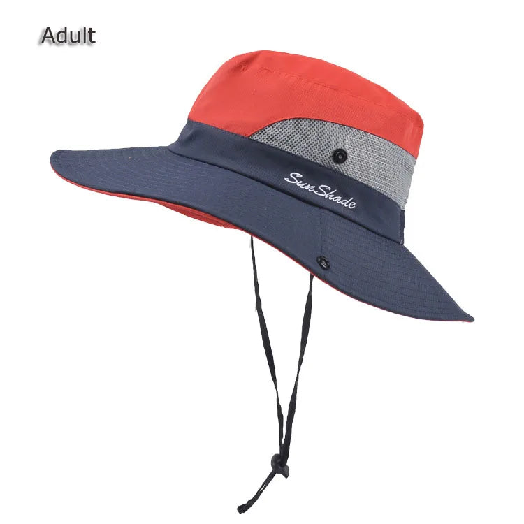 Unisex Fishing Hat Men Sun UV Protection Outdoor Fishing Cap Women Large Wide Brim Breathable Sunshade Casual Fishing Hats