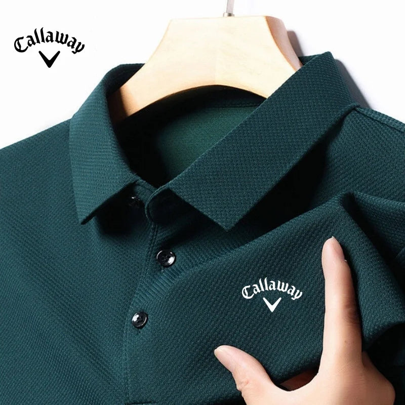 Spring and Autumn Men's High Quality Embroidered Long Sleeve Polo Shirt New Luxury Fashion Business Leisure Multi Functional Top