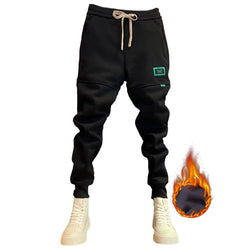 Spring Autumn Men's Baggy Sweatpants Colorfull Drawstring Fitness Trainning Thick Warm Jogger Pants