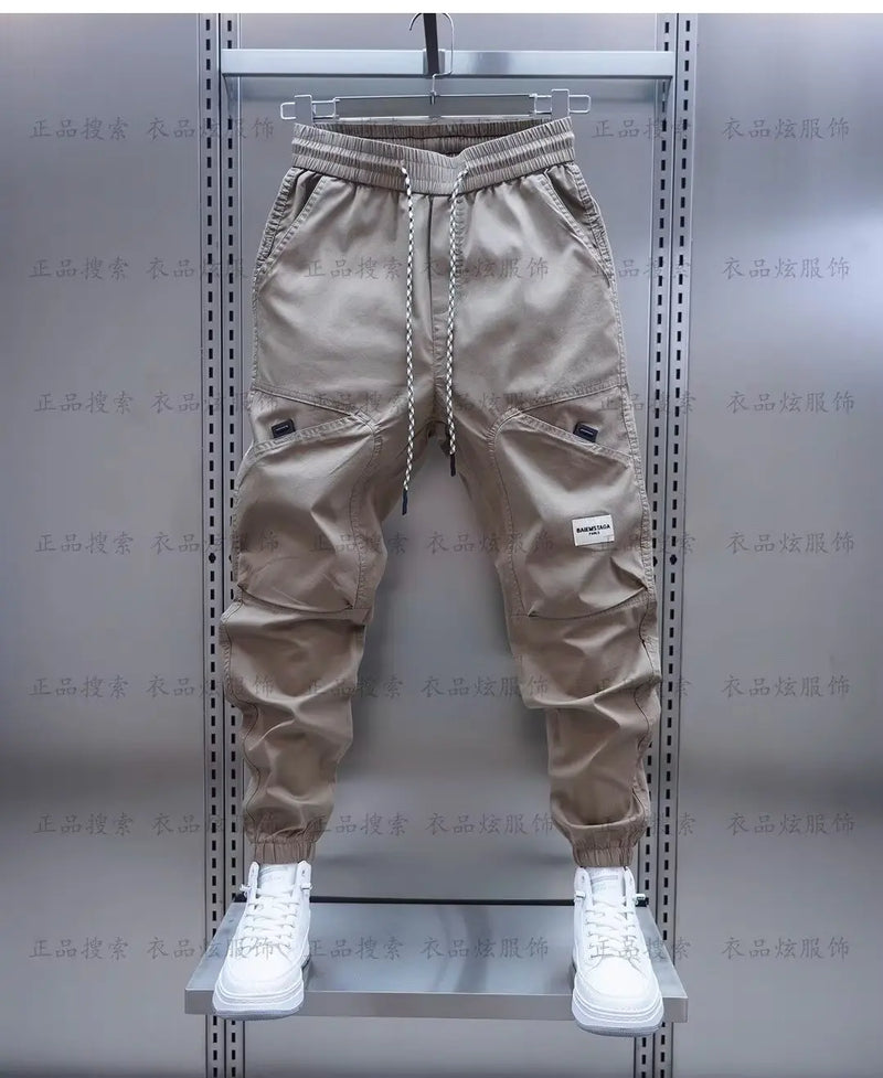 Luxury Cargo Harem Pants Outdoor Camping Sports Casual Pants Jogger Sweatpant korean Fashion High Quality Brand Men's Clothing