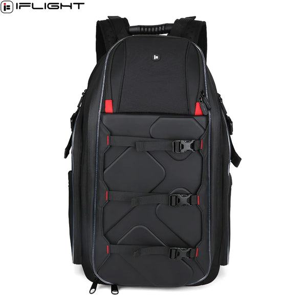 IFlight FPV Drone Backpack 530X340X260mm 33 Liter Volume Resizable Compartments Ntegrated RGB Light Strips for RC Aircraft Model