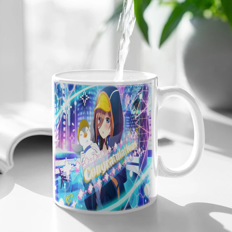 The Quintessential Quintuplets Coffee Mug Custom Tea Cup Black Milk Beer Mugs Lovers Friends Gifts