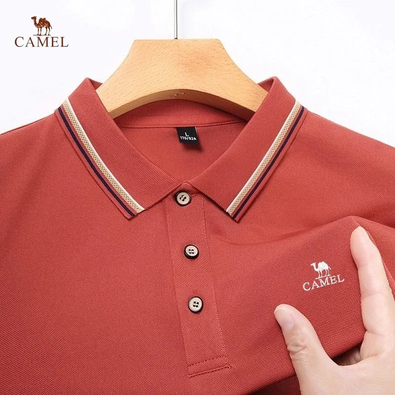 Summer New High Quality Short Sleeved Polo Shirt for Men Luxury Fashion Business Leisure Comfortable Breathable Cool T-shirt Top