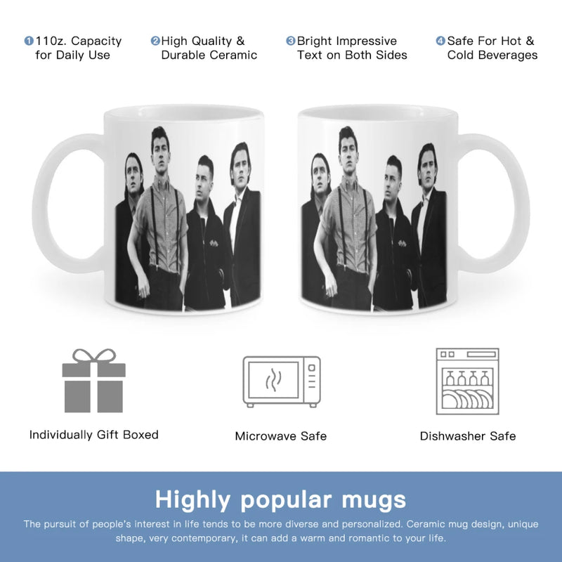 Arctic Monkeys Music Album Coffee Mug 11oz Fun Ceramic Coffee Tea Cocoa Cup Handle Tea Drink Cup