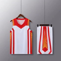 Hot sale Sublimation Men's Basketball Kits Jersey Set Team Club Basketball Wear Print Number Basketball Uniforms