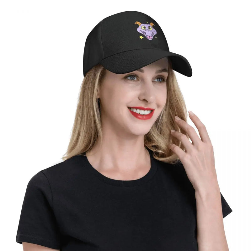 Figment with Stars Active Baseball Cap Golf Hat Luxury Brand Women's Golf Wear Men's