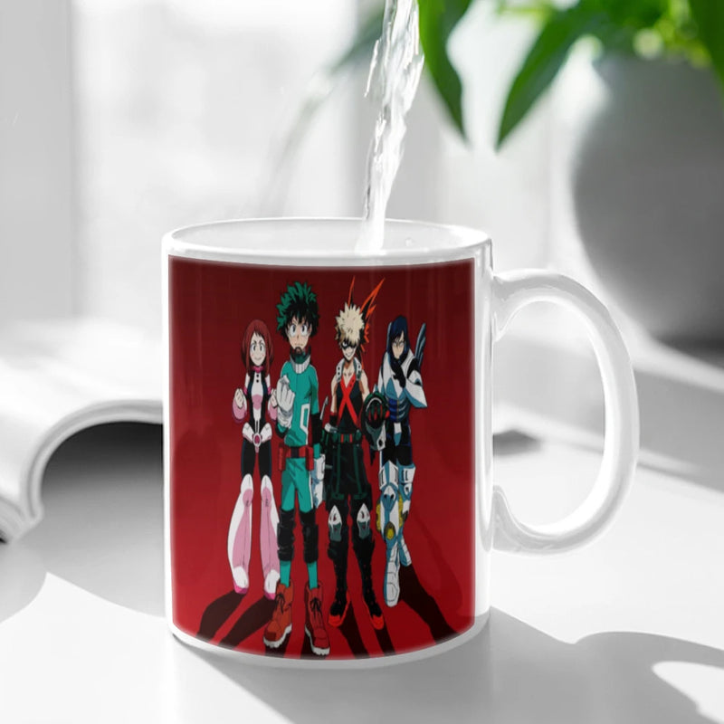 My Hero Academia Ceramic Mug Cute Coffee Tea Milk Stave Mugs And Cups with Handle Novelty Gifts