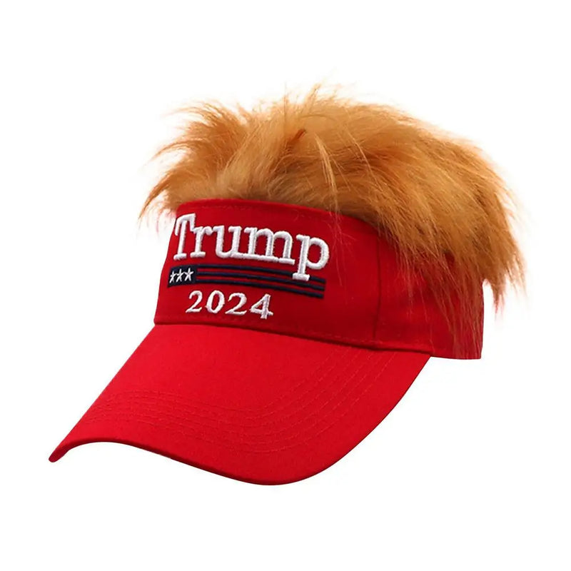 Trump Hats 2024 Visor Donald Trump Baseball Hat Men Women Adjustable Visor Cap Classic Sunscreen Baseball Cap For Fishing Hiking