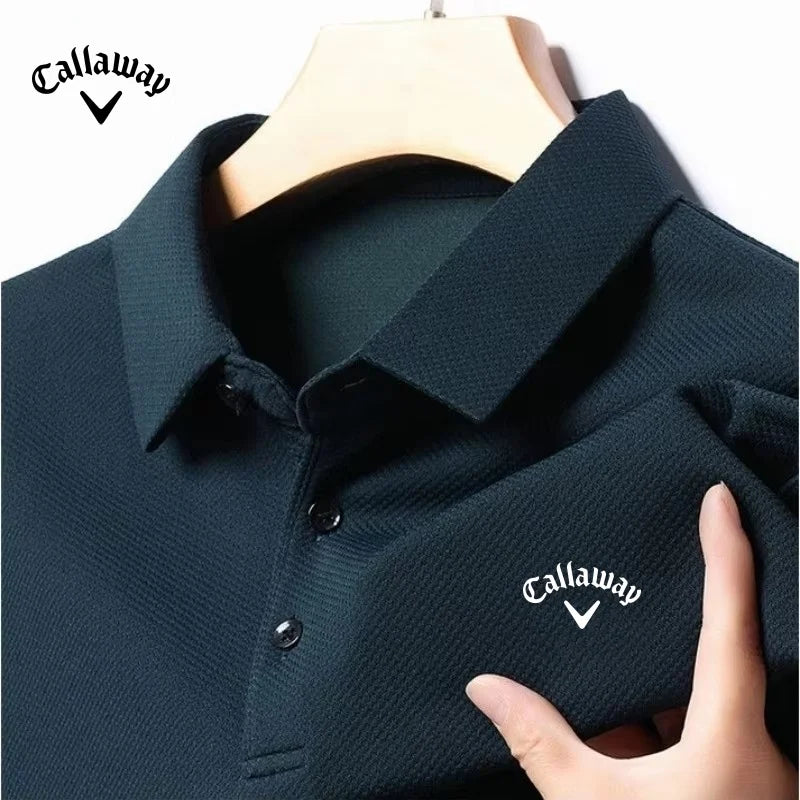 Spring and Autumn Men's High Quality Embroidered Long Sleeve Polo Shirt New Luxury Fashion Business Leisure Multi Functional Top