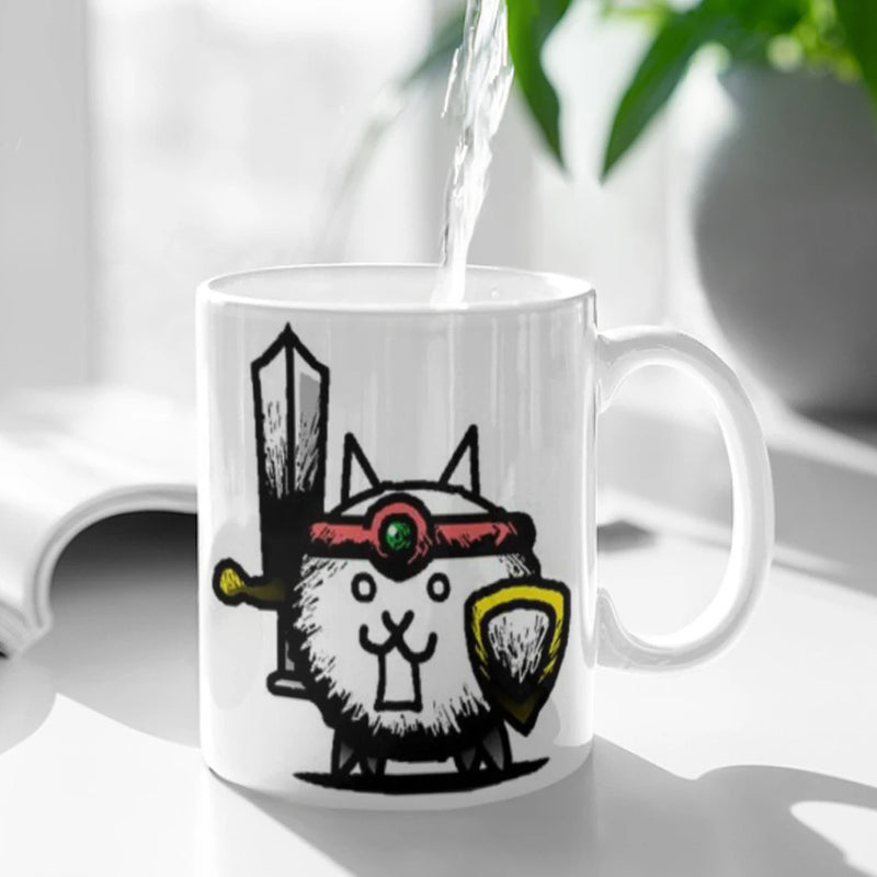 New The Battle Cats Ceramic Mug Cute Coffee Tea Milk Stave Mugs And Cups with Handle Novelty Gifts