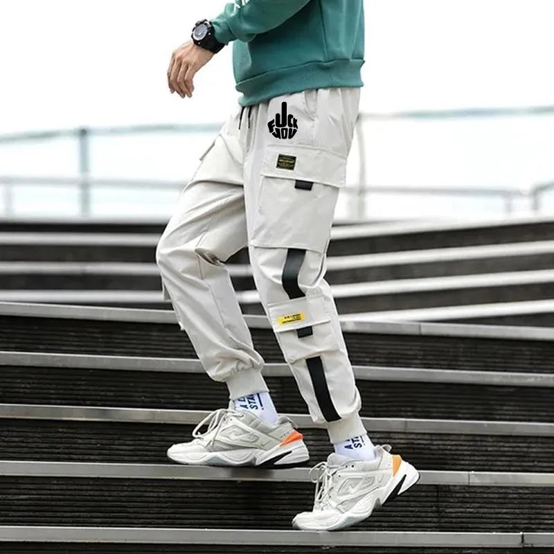 New Cargo Pants Men Streetwear Hip Hop Pants Mens Joggers Pants Casual Harem Trousers Basketball Sweatpant