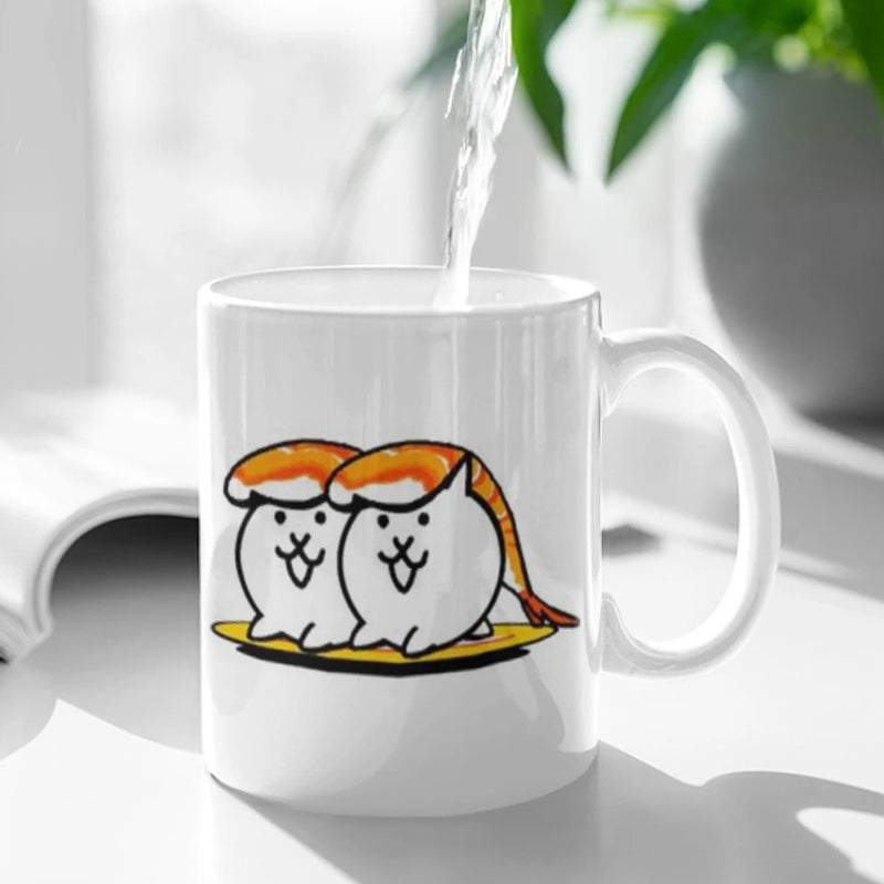 New The Battle Cats Ceramic Mug Cute Coffee Tea Milk Stave Mugs And Cups with Handle Novelty Gifts