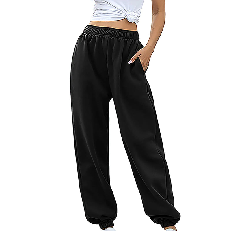 2023 Casual Women Trouser Gym Wear Track Jogger Pants Baggy Gray Sweat Running Sports Loose Pants  Wide Leg Oversized Streetwear