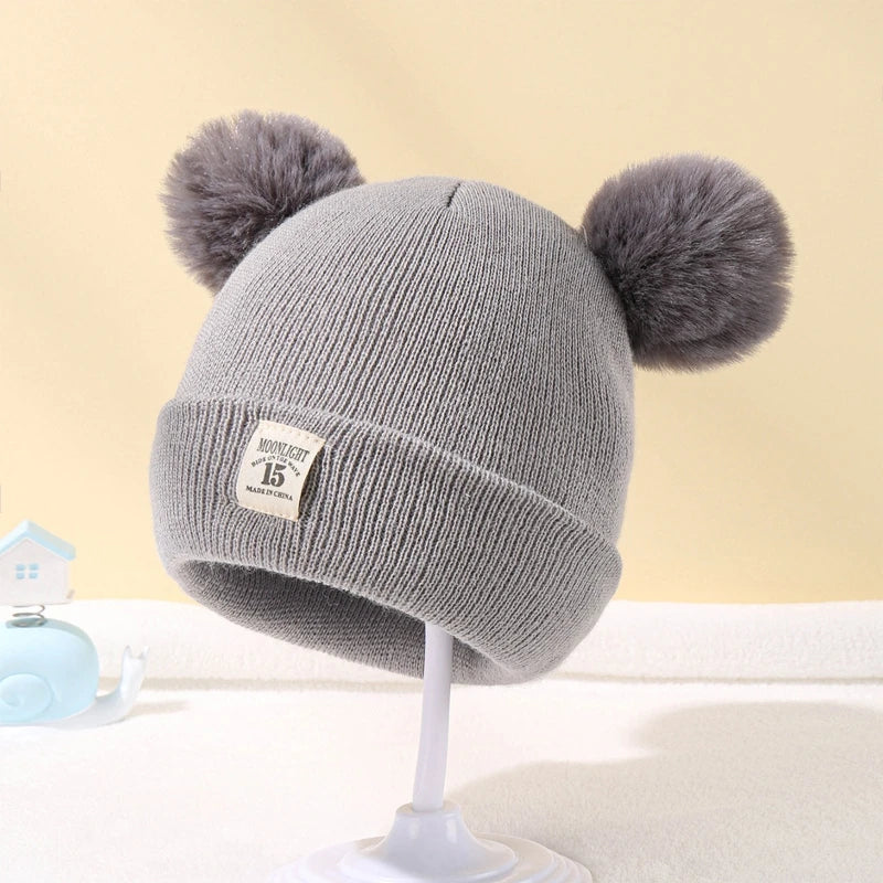 Baby Winter Warm Hat Bear Infant Caps Toddler Beanie Hat Kids Warm Caps for Toddler Boy GIrl Winter