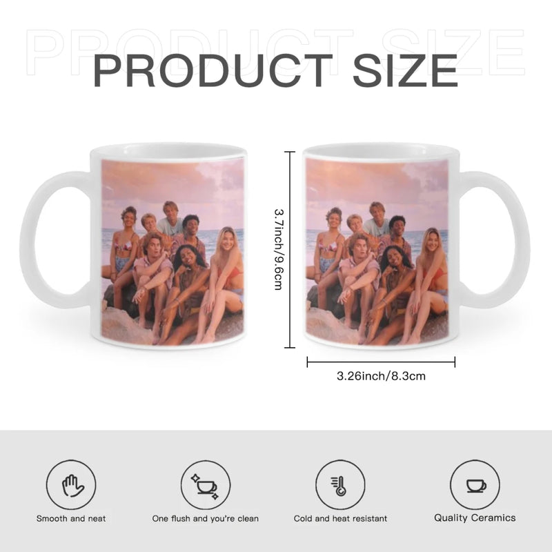 O-Outer Banks Anime Ceramic Mug Cute Coffee Tea Milk Stave Mugs And Cups with Handle Novelty Gifts