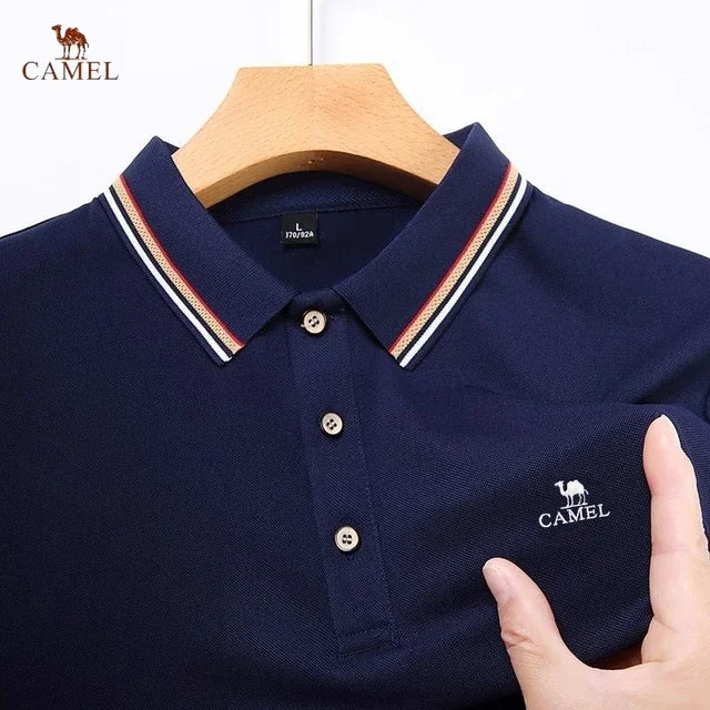 Summer New High Quality Short Sleeved Polo Shirt for Men Luxury Fashion Business Leisure Comfortable Breathable Cool T-shirt Top