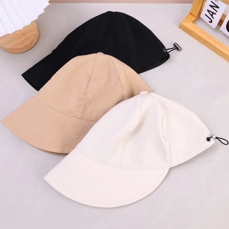 Summer Beach Hat Big Visor Sun Hats for Women Outdoor UV Protection Sport Baseball Cap Foldable Fisherman Cap Waffle Bucket Hat