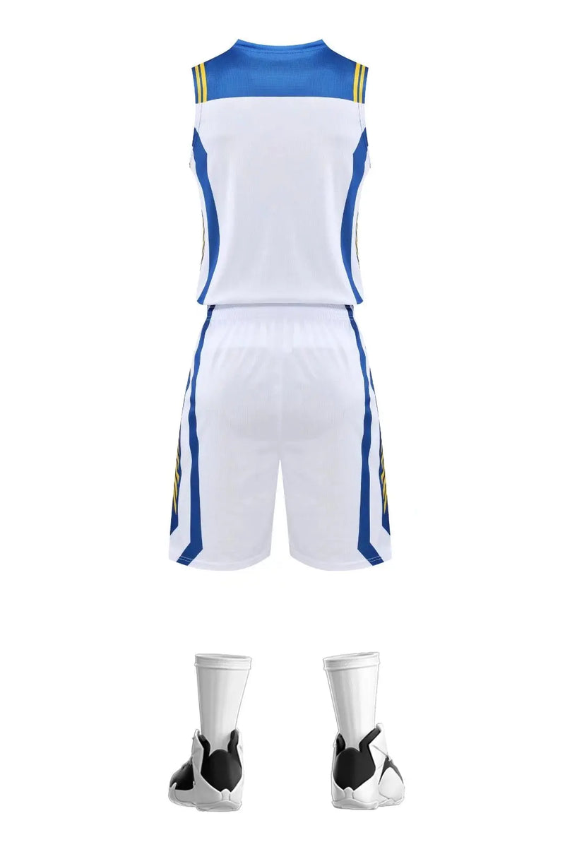 Hot sale Sublimation Men's Basketball Kits Jersey Set Team Club Basketball Wear Print Number Basketball Uniforms