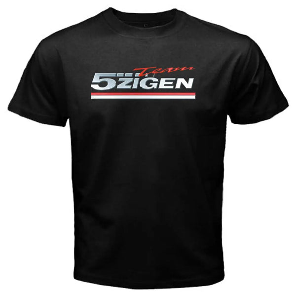 5zigen 5 Zigen Racing Team Men's Black T Shirt Size S to 3XL