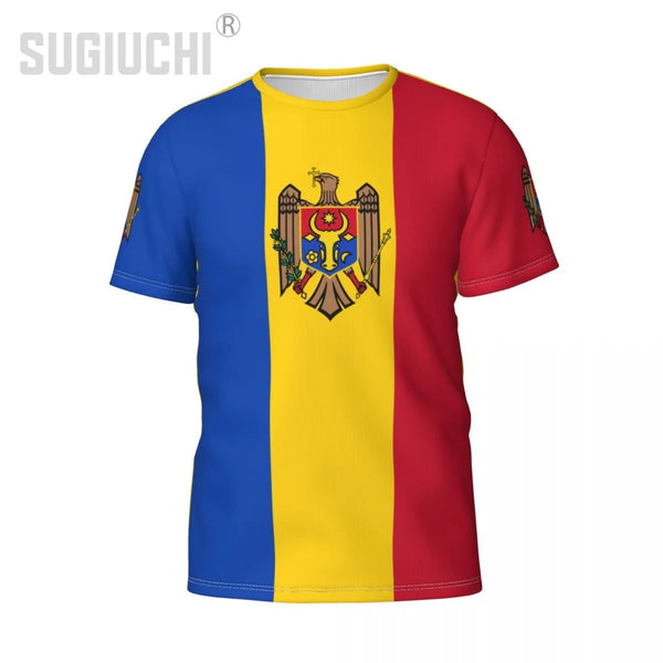 Custom Name Number Moldova Flag Emblem 3D T-shirts For Men Women Tees jersey team Clothes Soccer Football Fans Gift T shirt