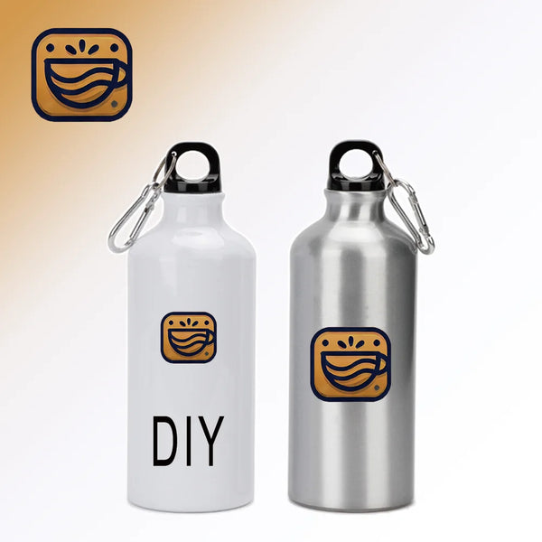 DIY Sports Water Bottle Customizable Logo Text Photo Color Printing Aluminum Material Outdoor Bike Hiker Personal Gift Souvenir