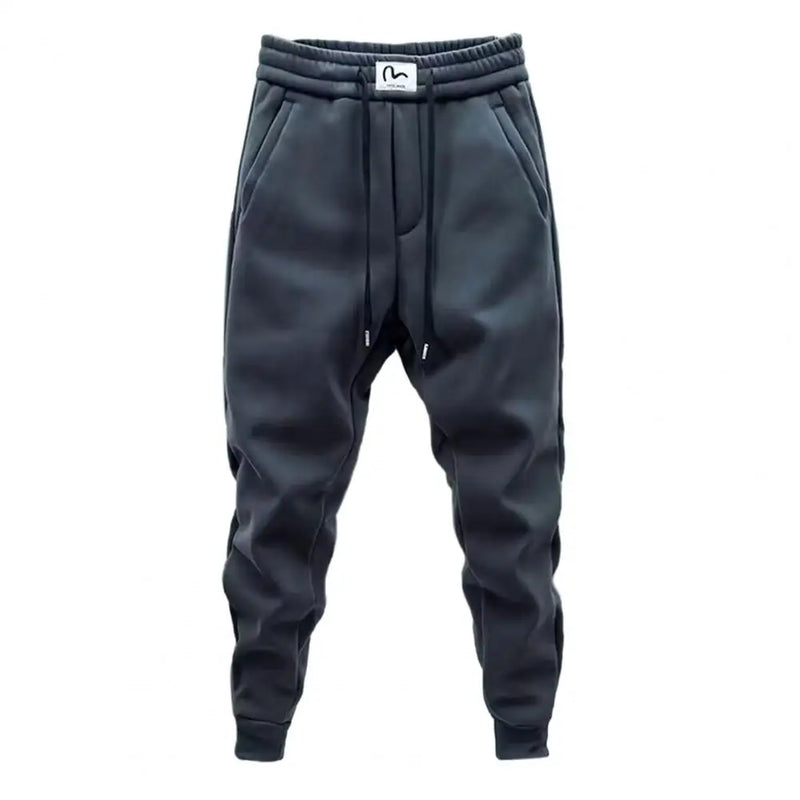 Spring Autumn Men's Baggy Sweatpants Colorfull Drawstring Fitness Trainning Thick Warm Jogger Pants